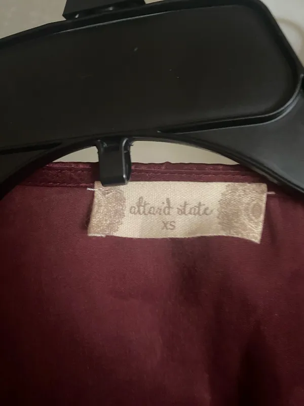 Altar'd State Dress Maroon - Image 2
