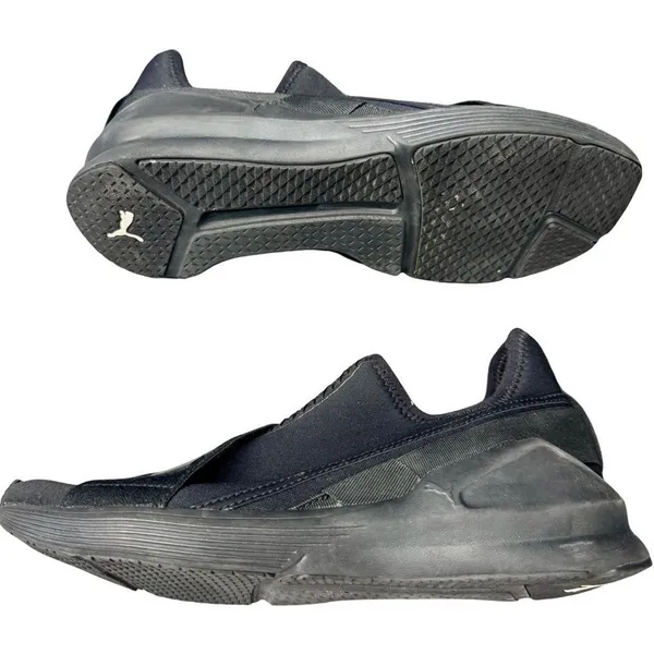 Puma Womens Black Slip-On Sneakers Size 8 Athletic Casual Shoes No Box - Image 5