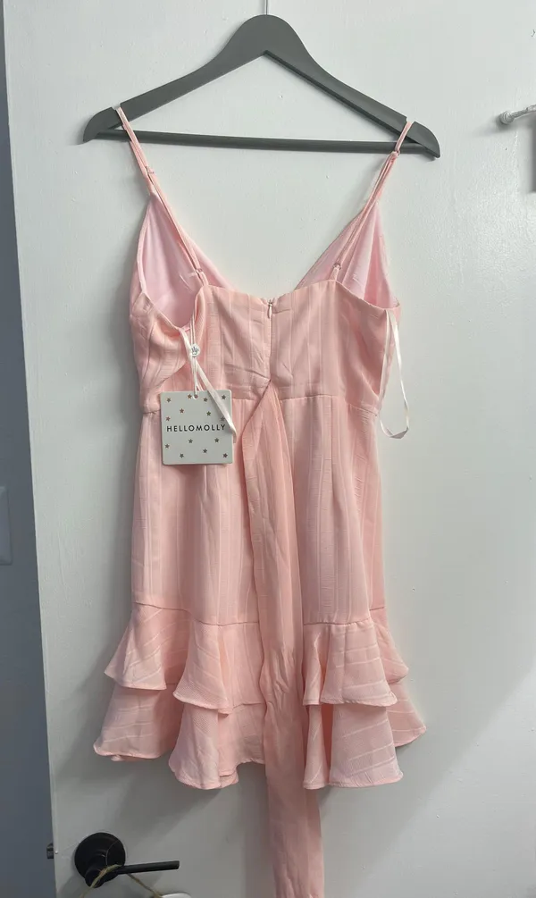 Hello Molly Pink Mini Dress - Image 2