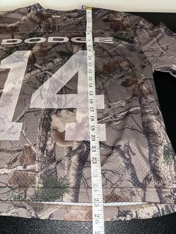 Hollister Dodge Hellcat Camo Jersey Size L - Image 5