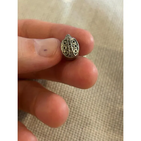 A496 charm bracket silver plated 5 pcs Gray - Image 8