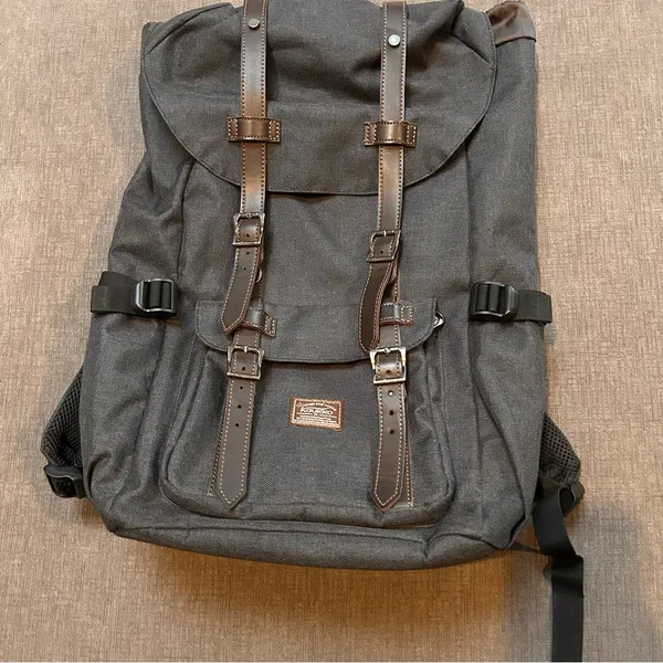 KAUKKO School Travel backpack Gray - Image 2
