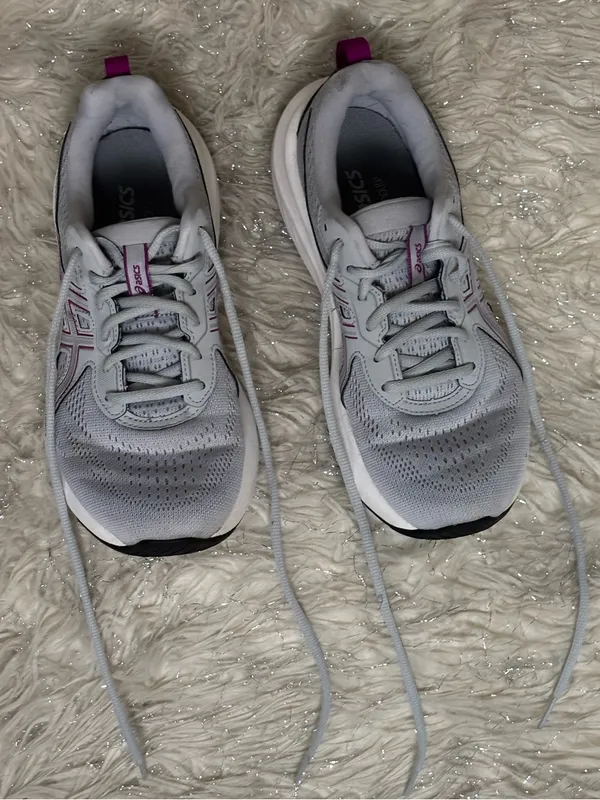 ASICS Gel Contend Light Gray with Purple Accents Women’s Running Shoes Size US 8 - Image 12