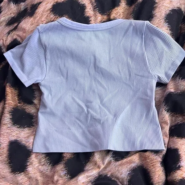 Garage Women's Blue Crop-top - Image 3