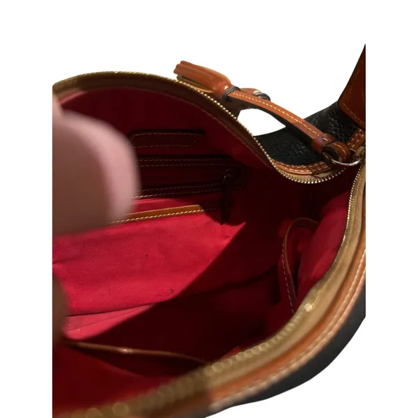 Dooney and Bourke Patterson Leather Paige Sac in Black - Image 11