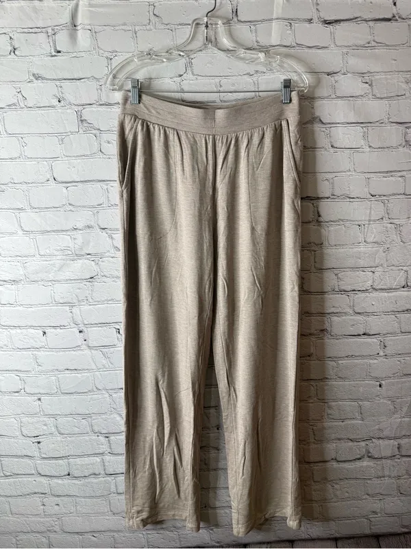 Soma Beige Crewneck Lightweight Long-Sleeve pajama set size medium - Image 7