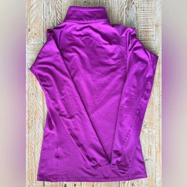 💜Nike Pro Combat Dri-FIT Quarter-Zip Pullover ~M💜 purple magenta workout gym - Image 5