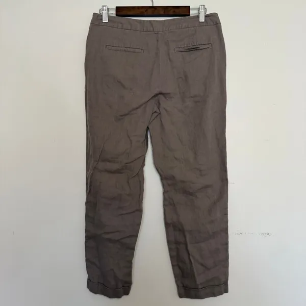 LOFT‎ 100% Linen Trouser Pants Women's Size 4 Summer Lightweight Breathable - Image 6