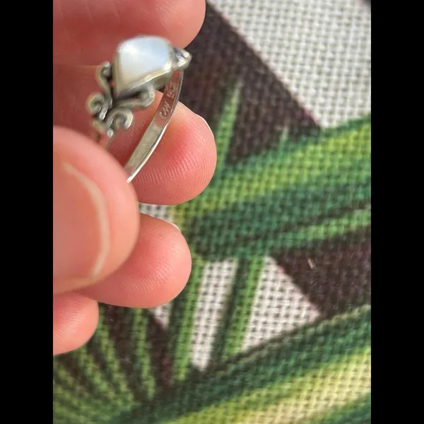 Ring band 925 sterling silver size 6 lot d28 - Image 4