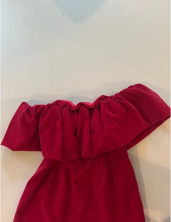 Pink off the shoulder dress Red Size M - Image 2