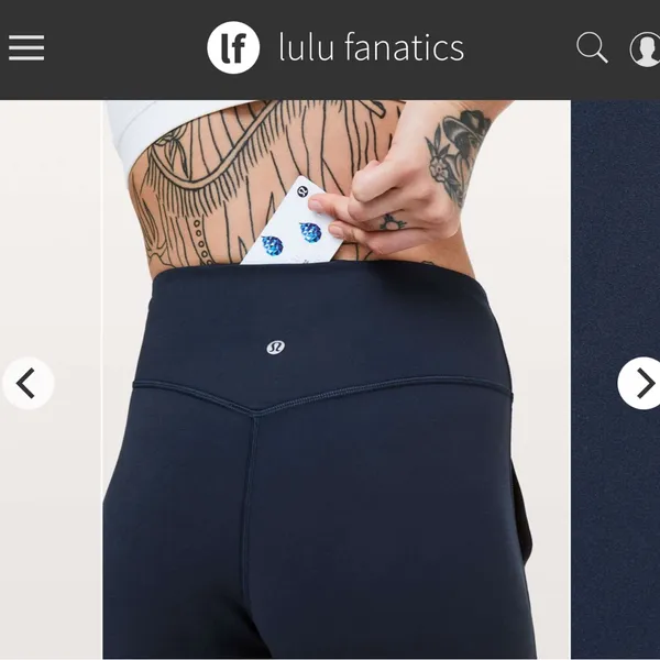 Lululemon Align High-Rise Jogger 28” True Navy Size 4 GUC True Navy - Image 3