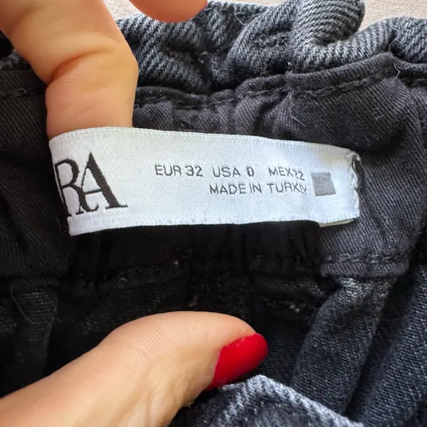 Zara Paperbag Barrel Leg Jeans - Image 5