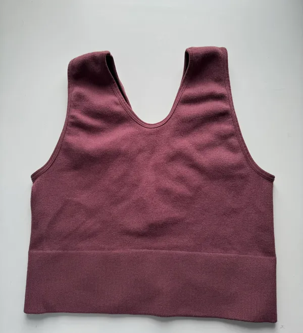 By Together Fall Plunge V-neck Crop Tank - Image 4