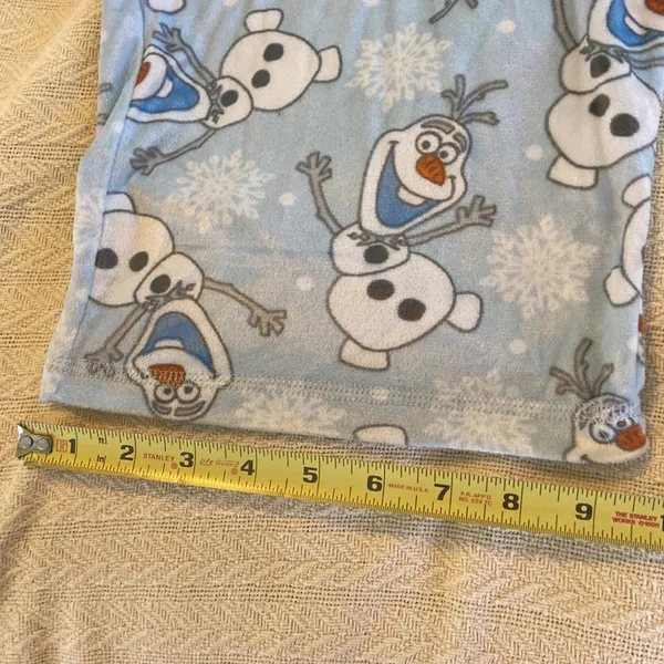 Disney Olaf fleece pajama pants. M - Image 5