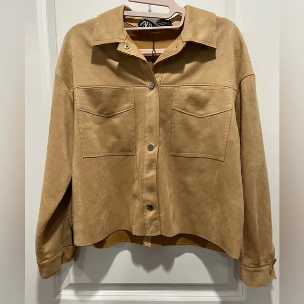 Zara Super Soft Tan brown Jacket - Image 2