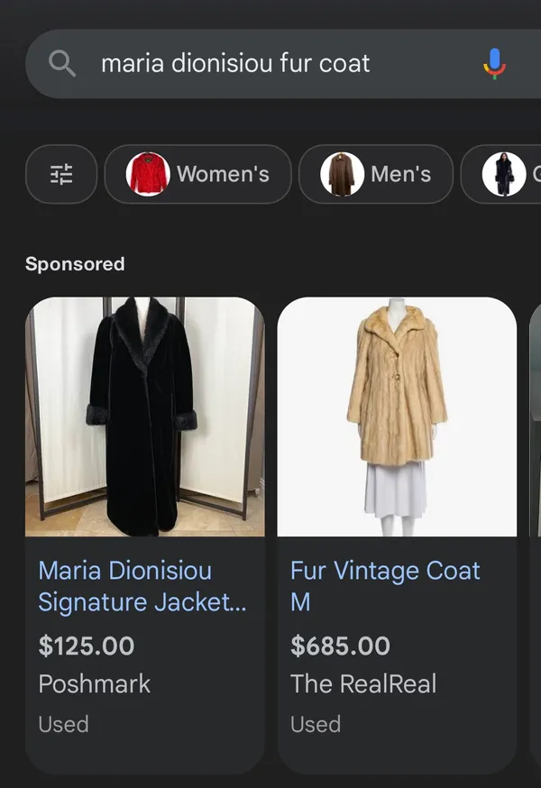 Maria Dionisiou fur coat Vintage - Image 7