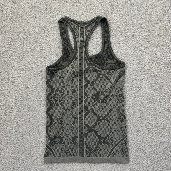 Lululemon Swiftly Tech Tank Top Heathered Gator Green Athletic Women's 4 - Image 2