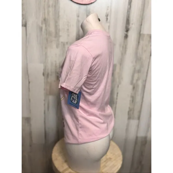 Bridgerton “Sip This Tea” Pink Graphic T-Shirt XS Netflix Short Sleeve Tee - Image 3