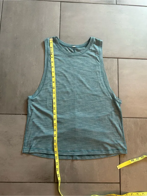 Lululemon Cardio Squad Tank II in Heathered Desert Teal - Image 6