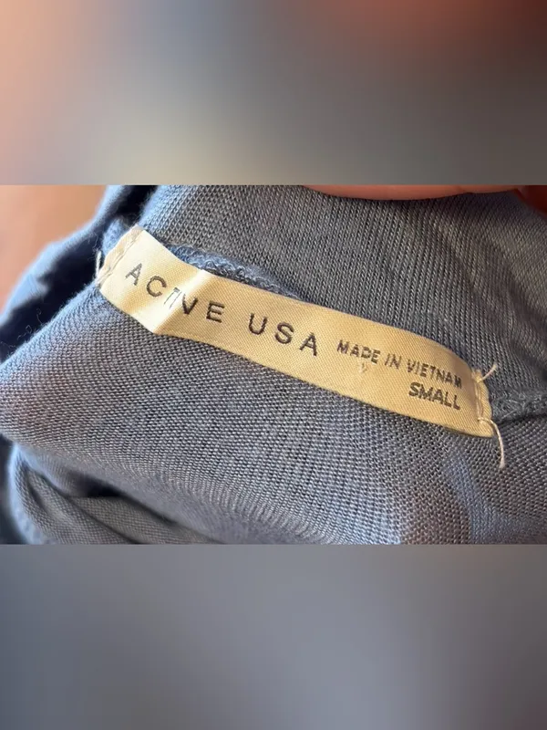 5/$25‼️ Active USA Classic Short-Sleeve Mock Neck Top - Image 4