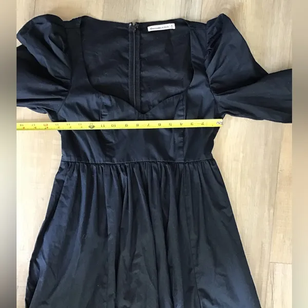 Abercrombie & Fitch‎ Black Long Sleeve Dress - Image 4