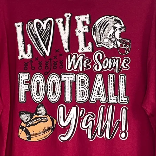 Southern Y’all Alabama Girl Crimson Tide long sleeve T-shirt medium - Image 6