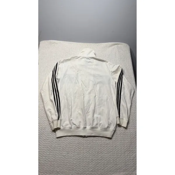 Adidas Originals Real Madrid Track Jacket White Black Full Zip Large 4738 - Image 3
