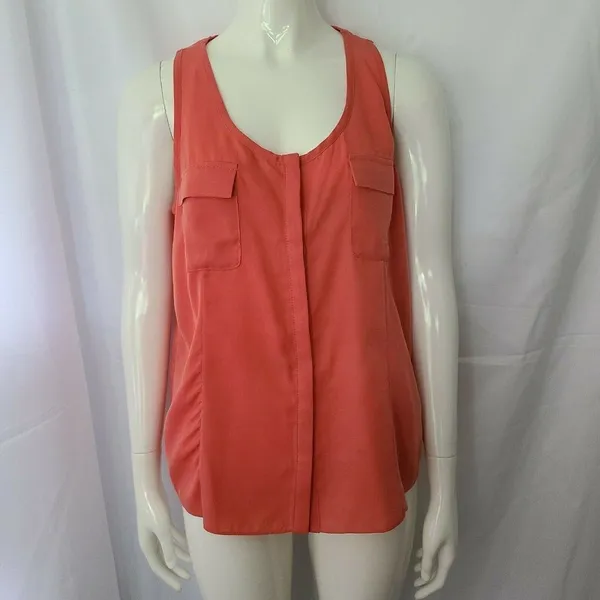 Zoa New York Sleeveless top‎ Coral Size Small - Image 4