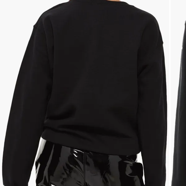 Topshop Milan Graphic print black sweatshirt from Nordstrom - Image 3