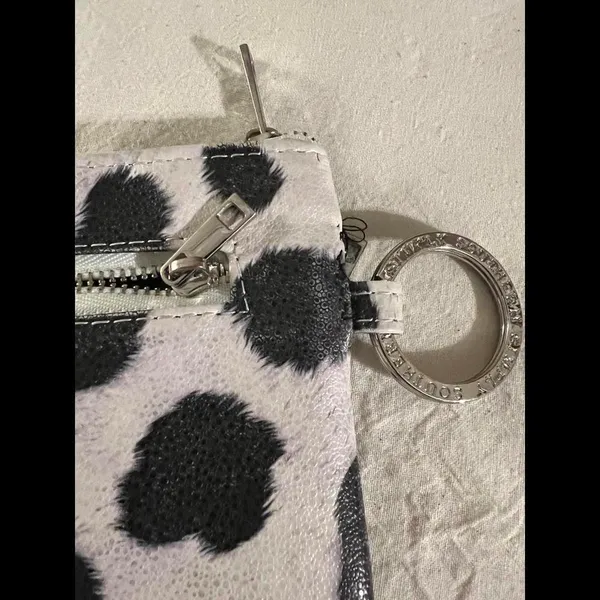 Simply Southern Cow Print Coin Purse With Key Chain - Image 5