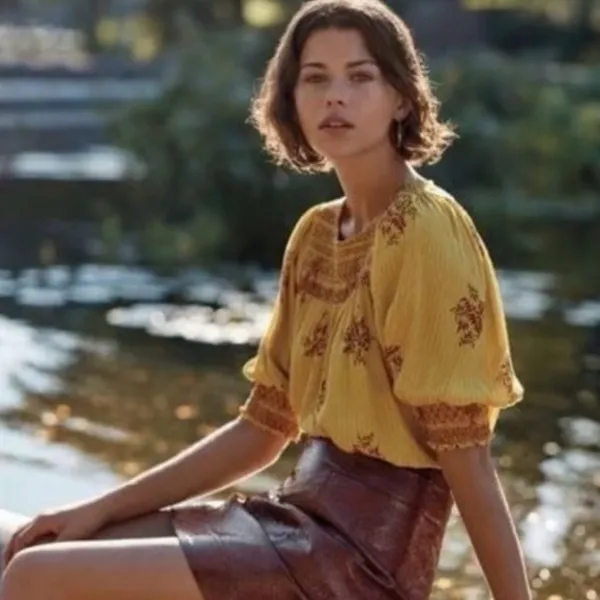 Anthropologie Dolan Rebecca Blouse size‎ Small - Image 3