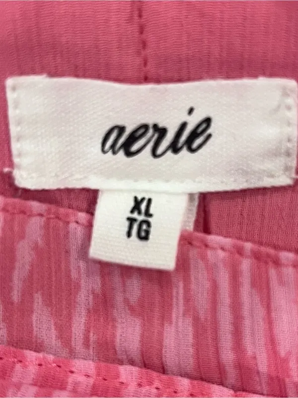 🌸Aerie Pink Chiffon Wrap Mini Skirt Size Xl🌸 - Image 7