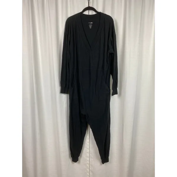Natural Life Black Cotton Charlie Long Sleeve One Piece Jumpsuit Sz.XS - Image 3