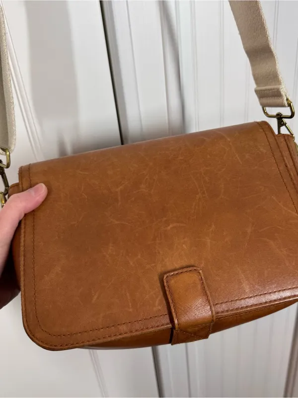 Madewell Transport Flap Shoulder crossbody‎ Bag in English saddle brown - Image 3