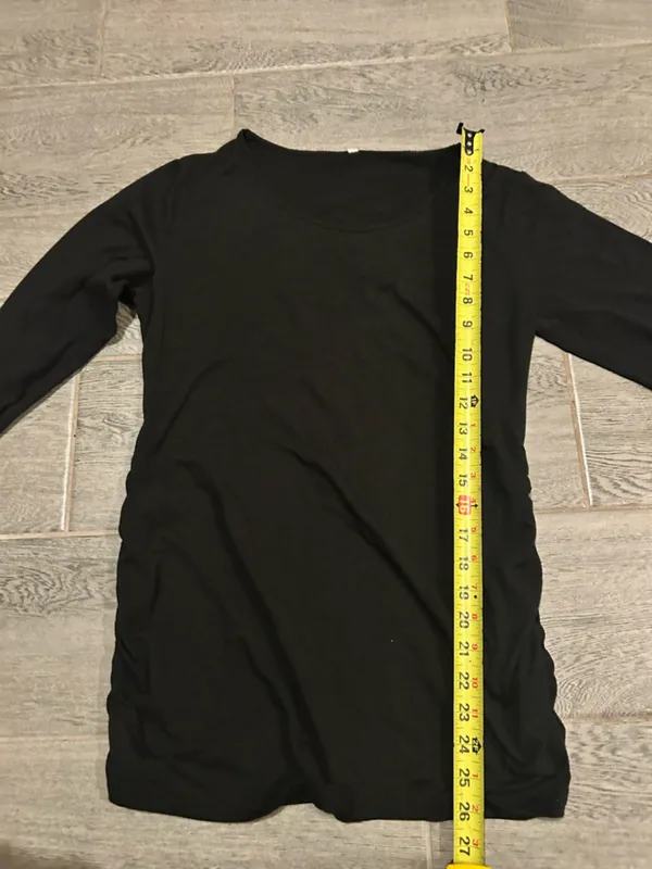 Black Long Sleeve Scoop neck maternity - Image 5