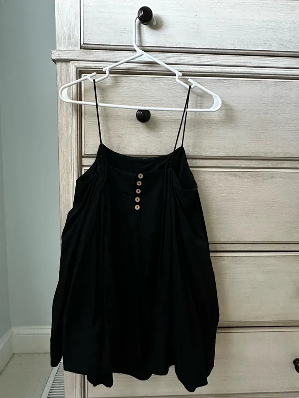 Free People Black Mini Dress xs - Image 3