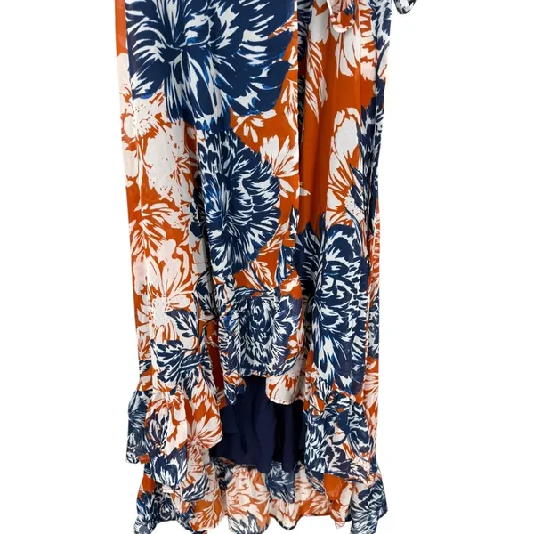 NWT Lulus Desert Trip Floral High-Low‎ Sleeveless Wrap Dress Size XS Feminine - Image 13