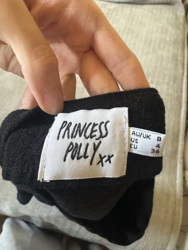 Princess Polly Mini Skirt Black - Image 4