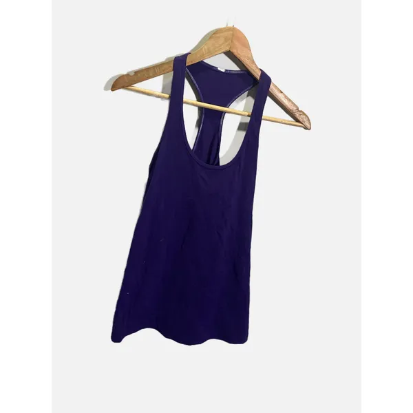 Lululemon Cool Racerback Tank Women Size 4 Purple Athletic Yoga Gym Top - Image 4