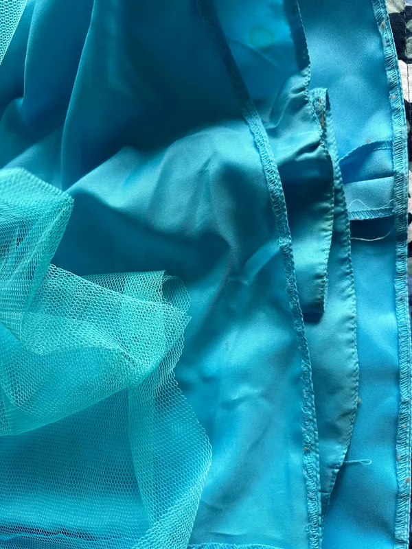 Blue Bridesmaid Dress - Image 13
