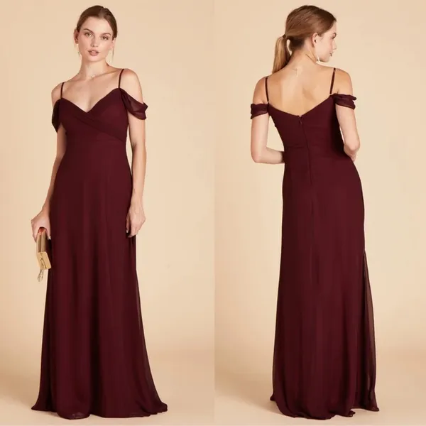 Birdy Grey Spence Bridesmaid Dress in Cabernet Maroon Red Medium - Image 2