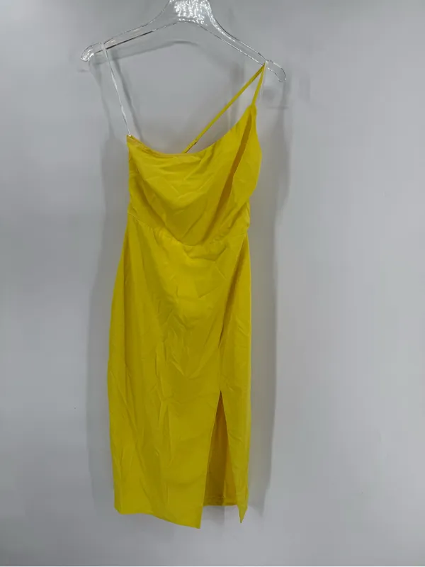 Lovers + Friends LAZO‎ MIDI DRESS in yellow NWT size xs - Image 4