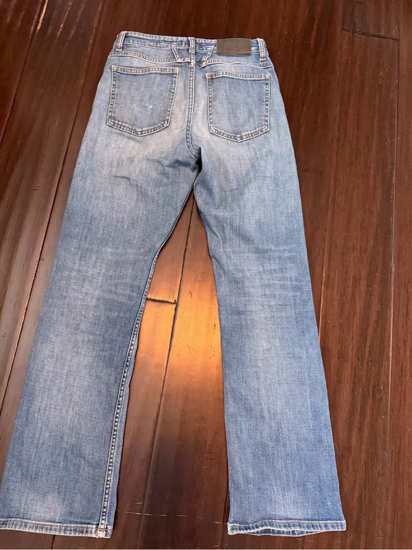 Closed organic cotton mid-rise bootcut jeans blue wash made in Italy 25 - Image 4