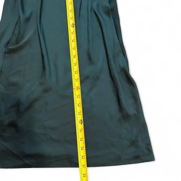 Banana Republic Emerald Green Cowl Neck Slip Dress Size 4 Midi Maxi - Image 4
