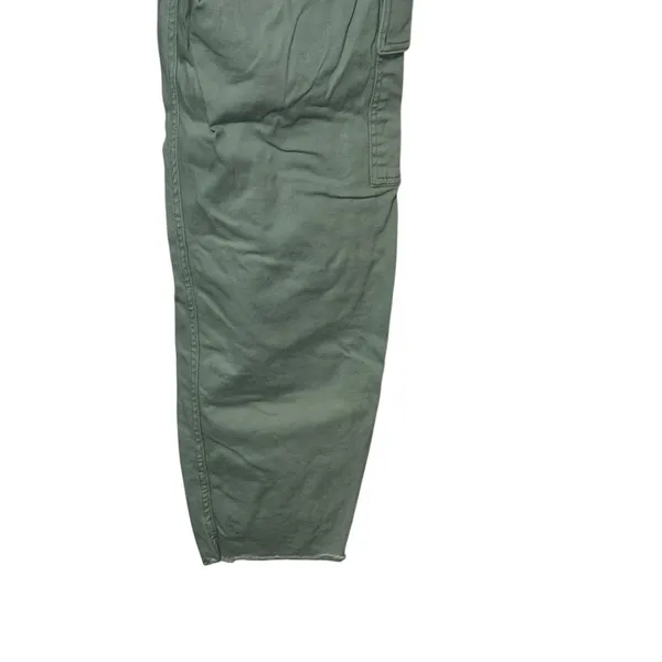 Hollister Women's Pants Ultra‎ High-Rise Cargo Straight Leg Stretch Green Medium - Image 7