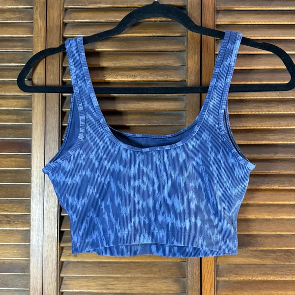 OFFLINE By Aerie Ribbed Square Neck Longline Sports Bra - Image 2