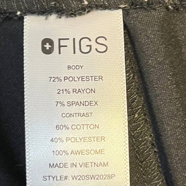 746 | FIGS Zamora Jogger FIONx Medical Scrub Pants Black‎ Womens Petite Small - Image 8