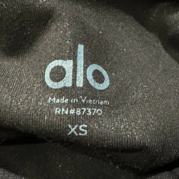 Alo Yoga Black Moto Leggings Women’s XS - Image 3