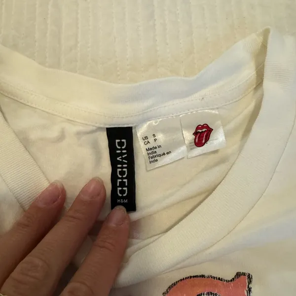 Hennes & Mauritz Rolling Stones Tour Tee - White - Image 2