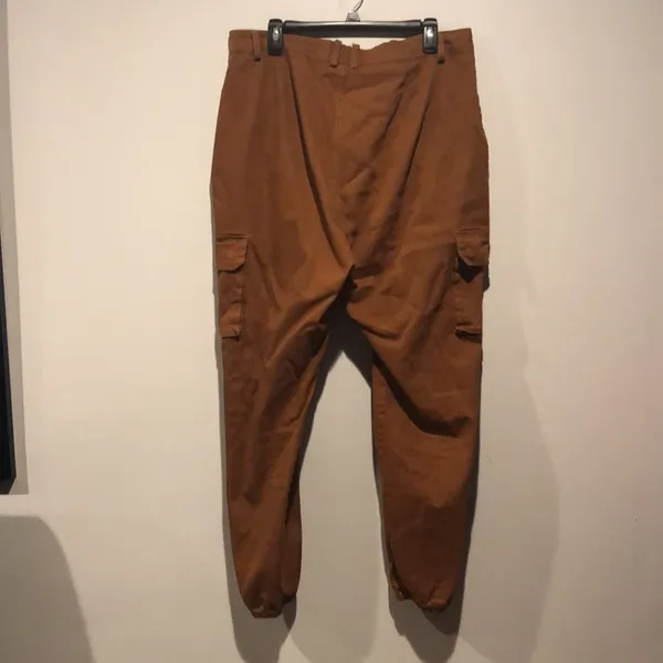 American Bazi Los Angeles Bronze Utility Cuffed Cargo Pants - Image 5